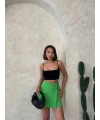 Kuş gözü şort etek yeşil s25819