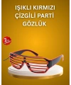 Kutlama ve Etkinliklere Özel LED Işıklı Gözlük