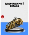 Kutlamalara Renk Katan LED Işıklı Parti Gözlüğü