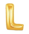 L Harf Folyo Balon Altın Renk  40 inç