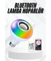 Lamba Hoparlör Ampül Görünümlü Renk Değiştirebilen Android ve İOS Uyumlu