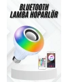 Lamba Hoparlör Ampül Görünümlü Renk Değiştirebilen Android ve İOS Uyumlu