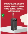 LED Ekranlı Çok Fonksiyonlu Taşınabilir Şarj Ünitesi Powerbank