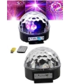 Led Işık Disko Topu Bluetooth Hoparlörlü USB Müzik Çalar Kumandalı