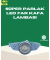 LED Kafa Lambası Kamp Yürüyüş ve Gece Kullanımı İçin