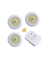 Led Lamba 3lü Uzaktan Kumandalı Yapışkanlı