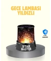 LED Renk Değiştiren Yıldız Projektör Galaxy Efektli Gece Lambası