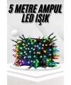 Ledli Fişli Led Dekor Lambası 5M RGB Yılbaşı Ağacı Işığı