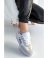 Lendo Beyaz Cilt Bağcıklı Spor Ayakkabı
