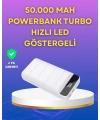 Lightning ve Type-C Girişli 50000mAh Powerbank