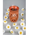 Lotus Çiçeği  El Yapımı Çömlek Buhurdanlık Tütsülük