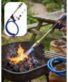 LPG Pürmüz Alev Tabancası Hortumlu Ayarlanabilir Gazlı Alev Yakıcı Kamp ve Mangal Başlatıcı