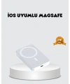 MagSafe Uyumlu Kablosuz Batarya – 27W Hızlı Şarj Destekli Kompakt Güç Bankası