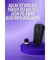 Makaralı Bluetooth Kulakiçi Yaka Kulaklığı Kablosuz Kulaklık