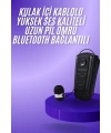 Makaralı Bluetooth Kulakiçi Yaka Kulaklığı Kablosuz Kulaklık