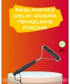 Mangal Izgara Temizleme Fırçası Pas Tutmaz Çelik Telli