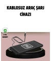 Manyetik Kablosuz Araç Şarj Cihazı – Hızlı Şarj, Kaymaz Taban, Güvenli Kullanım