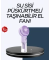 Masaüstü ve Elde Kullanıma Uygun Su Buharlı Şarjlı Fan