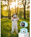 Mavi Şarjlı Mini Kamera HD Video Fotoğraf Çekimli Genişletilebilir Hafızalı
