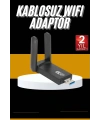Mbps Wifi Alıcı Kablosuz Wifi Adaptörü Çift Band Çift Antenli
