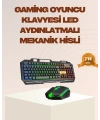 Mekanik LED  Klavye Mouse Seti – Yüksek Tepki ve Ergonomi