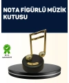 Melodious Music Altın Nota Figürlü Müzik Kutusu