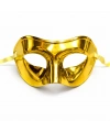 Metalize Parlak Parti Maskesi Altın Gold Renk 16x7 cm