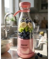 Mini Blender USB Şarjlı Smoothie Hazırlayıcı Kolay Temizlenebilir Tasarım