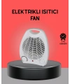 Mini Elektrikli Isıtıcı 2000W – Termostatlı Fanlı Isıtma, Taşınabilir Tasarım