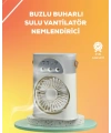 Mini Klima Fan | USBli, 7 Renk Gece Işığı, 3ü 1 Arada Fonksiyon