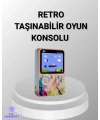 Mini Retro Oyun Konsolu 500 Oyunlu 3.0 İnç Ekran ve Şarjlı Batarya
