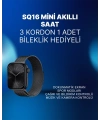 Mini Series 10 Akıllı Saat | 3 Kordon + Bileklik Hediyeli, Tüm Telefonlarla Uyumlu