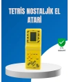 Mini Tetris El Aterisi – Taşınabilir Retro Oyun Konsolu, Pil ile Çalışan Klasik Model