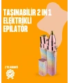 Mini USB Şarjlı Elektrikli Epilatör – Kaş ve Yüz Tüy Temizliği İçin 2si 1 Arada