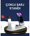 Modern Tasarımlı Çok Fonksiyonlu Kablosuz Şarj Standı