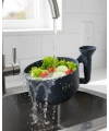 Modern Tasarımlı Sebze Yıkama Kabı Süzgeçli Pratik Mutfak Aparatı