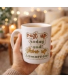 Motivasyon Mesajlı Porselen Kupa MODEL 146 – “Rest Up Today, Show Up Tomorrow” Yazılı – Kahve & Çay Kupası – Hediye Fikri