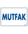 Mutfak Uyarı Levhası 17,5x25 KOD:1657