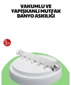 Mutfak ve Banyo Askılığı Vakumlu Yapışkanlı 5 Askı Bölmeli