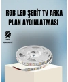 Müzikle Senkronize LED Şerit TV Aydınlatma