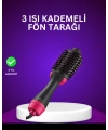 Negatif İyon Teknolojili Saç Kurutma ve Şekillendirme Fırçası