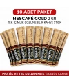 Nescafe Gold 2 Gr 10 Adet Tek İçimlik Stick Çözünebilir Granül Kahve Paket