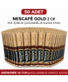 Nescafe Gold 2 Gr 50 Adet Tek İçimlik Stick Çözünebilir Granül Kahve Toplu Paket
