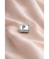 Nomination Uyumlu “P” Harf Charm – Çelik Bileklik Modülü, Kişiye Özel Harf Aksesuarı