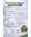 Nonwoven Spanç 5x5 cm 4 Katlı 1000 Adet Steril Olmayan Medikal Temizlik Pedi