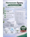 Nonwoven Spanç 7,5x7,5 cm 8 Katlı 500 Adet Steril Olmayan Medikal Temizlik Pedi