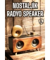 Nostaljik Görünümlü Bluetooth Bağlantılı Speaker