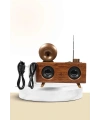 Nostaljik Radyo Bluetooth Bağlantılı Şarjlı Yüksek Ses Kaliteli