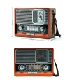 Nostaljik Vintage Radyo Taşınabilir Bluetooth Bağlantılı Hoparlör Radyo