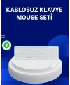 Ofis ve Ev Kullanımı İçin Kablosuz Klavye Fare Seti - Ergonomik ve Pratik